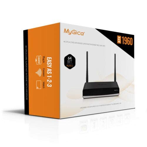 MyGica ATV1960 Octa Core Android Smart TV Box,4K HD Streaming Media Player Box 3GB/16GB/4K/HDR/1000M LAN/Internal