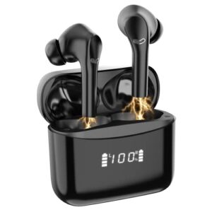 wireless ear buds bluetooth 5.3 in-ear earbuds noise cancelling 2023 new wireless headphones led power display ipx6 waterproof stereo mini bluetooth earphones with microphone 36h battery for sports