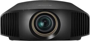 sony vpl-vw385es 4k 4096x2160 sxrd panel home theater projector – 4096 x 2160-200,000:1-1500 lumens – hdmi – black (renewed)