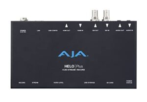 aja helo plus h.264/mpeg-4 hd/sd recorder and streaming appliance