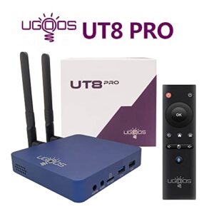 Ugoos UT8 PRO TV Box Android 11 DDR4 8GB RAM 64GB ROM RK3568 WiFi 6 1000M LAN BT5.0 USB 3.0 Set Top Box 4K 60fps HDR Box