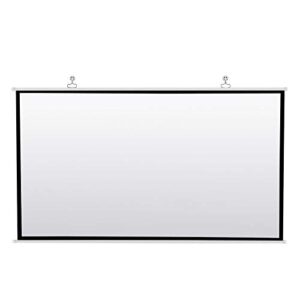 giuin portable projector screen theater outdoor hd white foldable anti- (60inch)