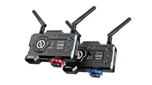 hollyland mars 400s pro sdi/hdmi wireless video transmission systems, 5g wifi-technology,12mbps live streaming rate, 0.08s low-latency, 400ft range, three-way power supply, support android & ios