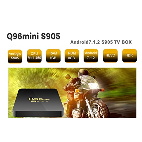 Shevan Q96 Mini TV Box Android 10.0 4+32G Smart TV Box S905L Core Support 2.4G Wireless WiFi Media Box Set-Top Box-US Plug