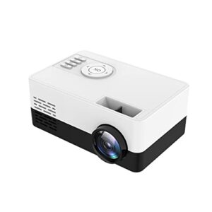 FZZDP Mini Home Projector Support 1080P AV USB SD Card USB Portable Projector