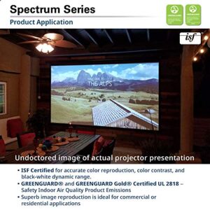 Elite Screens 142" Spectrum Electric Motorized Projector Screen with Multi Aspect Ratio Function Diag 16:10 & 138-inch Diag 16:9, Home Theater 8K/4K Ultra HD Ready Projection