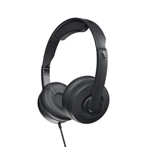 Skullcandy Cassette Junior Wired Headphone Over-Ear / Works with iPad, iPhone, Android, Computers / Great for Boys, Girls, Toddler, School, Sports, and Gaming / Kids Headphones Wired - Black