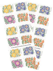 mountain flora flower us first class forever postage stamps celebrate beauty wedding (2 books of 20)