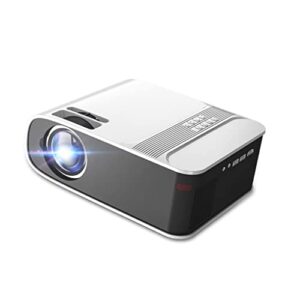 fzzdp w32 mini projector full 1080p android 10 support 4k decoding video projector led beamer home theater for phone cinema ( size : mirror version )