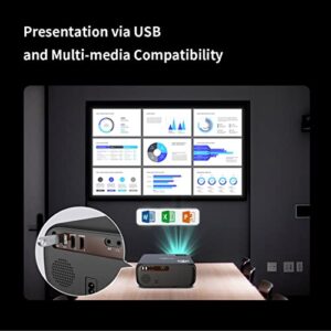 WETYG 1080p Projector Td97 Android Led Full Projector Video Proyector Home Theater 4k Movie Cinema Smart Phone Beamer ( Color : D )