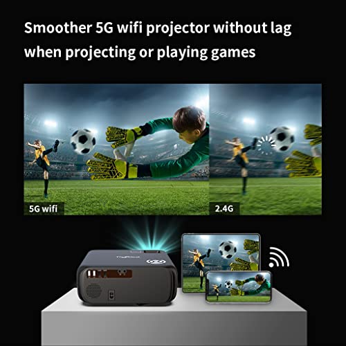 WETYG 1080p Projector Td97 Android Led Full Projector Video Proyector Home Theater 4k Movie Cinema Smart Phone Beamer ( Color : D )