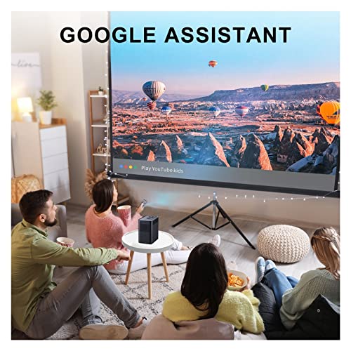S30 Global Version Projector Portable 1080P Full HD Projector 400 ANSI Lumens 4K Android 10 16GB Home Theater Projector (Color : S30 MAX White, Size : AU Plug)