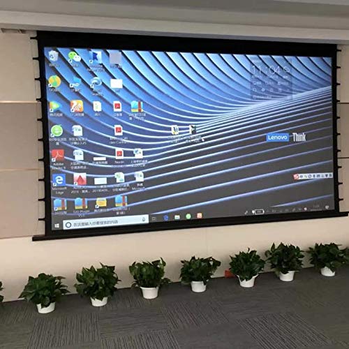 n/a 16:9 4k Motorized Tensioned Projector Screen Black Crystal ALR Projection Screen for Your Home Theater (Size : 133 inch)