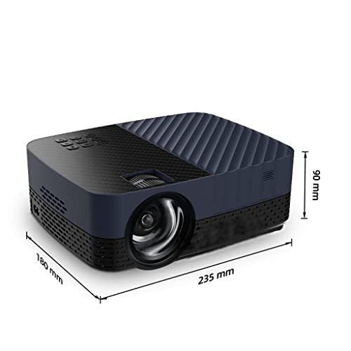 QFWCJ Full HD 1080P Projector LED Cinema Android 9 TV Mini 4k Movie Projector for Home Theater Phones (Color : 1080P-Z5S-Android, Size : 235 * 180 * 90mm)