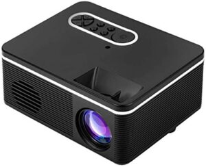 zeta mini hd projector short throw projector 4k 1080p av/usb/tf/hdmi/5v-2a portable lcd led beam projector for 4:3 screen indoor/outdoor