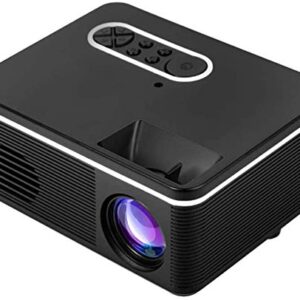 Zeta Mini HD Projector Short Throw Projector 4k 1080P AV/USB/TF/HDMI/5V-2A Portable LCD LED Beam Projector for 4:3 Screen Indoor/Outdoor