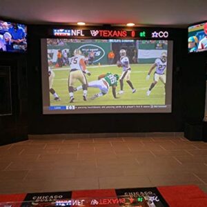 Tickercom Skybox Sports LED Ticker Display Live Scores for Man Cave 78 Inch Titan