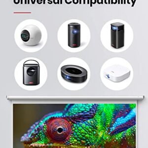 Nebula Capsule II Smart Mini Projector with Nebula 100-Inch Projector Screen