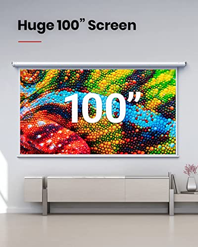 Nebula Capsule II Smart Mini Projector with Nebula 100-Inch Projector Screen