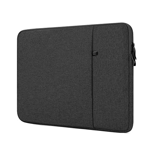 ProElife 13-Inch Laptop Sleeve Case for 2022 MacBook Air 13.6 inch with Apple M2 Chip & 2022 MacBook Pro 13.3 inch with Apple M2 Chip Accessory Traveling Carrying Canvas Bag Cover Simple Case (Black)