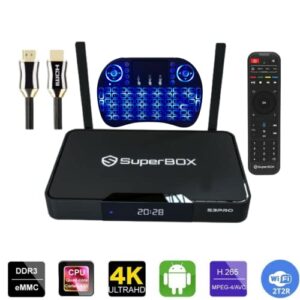 S3 PRO 2022 6K Android TV Dual Band Wi-Fi 4K Ultra HD Media Player