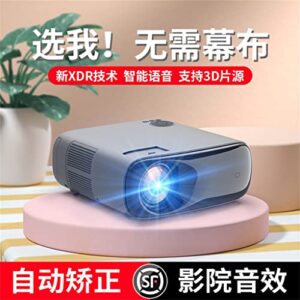 XXXDXDP Projector Office Support 4K High Brightness LED Screen Voice Mini Home Projector