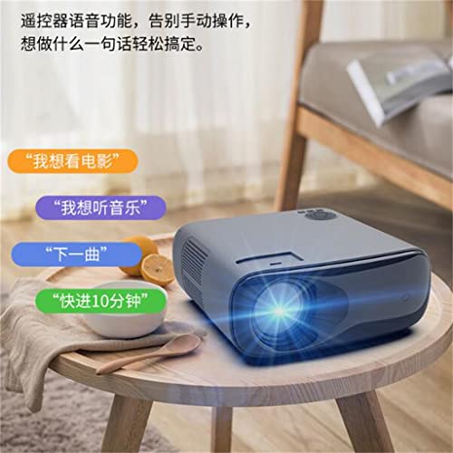 XXXDXDP Projector Office Support 4K High Brightness LED Screen Voice Mini Home Projector