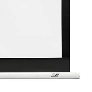 Elite Screens Manual Grande 2 Series, 180" Diag. 16:9, Manual Pull-Down Projection Screen, Office/Home/Movie Theater/Presentation, M180XWH2-G