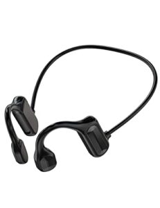 bone conduction bluetooth open-ear headphones -sweat resistant wireless headphones for exercise and running