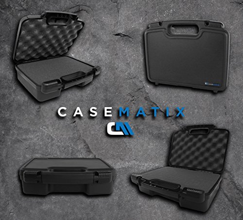 CASEMATIX Travel Hard Case for Compact Projectors and Small Accessories