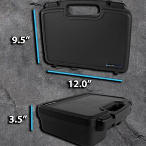 CASEMATIX Travel Hard Case for Compact Projectors and Small Accessories