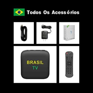 BETTER TV,BETTER LIFE!2023 IPTV Brazil Brasil TV New Version TV Box OS Android 8 System Multi Languages Supported HDMI 2.0 LAN Multi-Media Sharing Play 4K