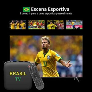 BETTER TV,BETTER LIFE!2023 IPTV Brazil Brasil TV New Version TV Box OS Android 8 System Multi Languages Supported HDMI 2.0 LAN Multi-Media Sharing Play 4K