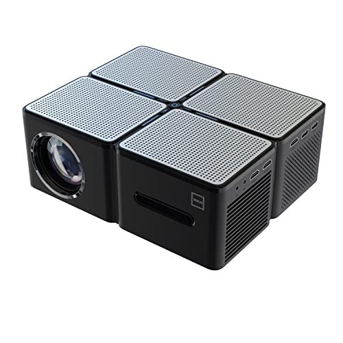 RCA RPJ167 WiFi Bluetooth Projector 4K Supported - HD Outdoor Projector 680ANSI Native 1080P, Home Theater Projector with 300" Display, Movie Projector for TV Stick, PS5, Laptop