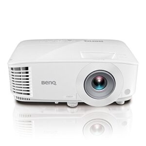 benq mh733 1080p dlp business projector, 4000 lumens, 3d, hdmi, usb reader, 10w speaker, lan control, 100” @8.2ft, 1.3x zoom (renewed)