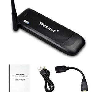 SYNAGY HDMI Screen Mirroring Dongle Connecting to TV/ Projecotr/ Monitor,Support Android, iOS and Windows, with HDMI Extension Cable