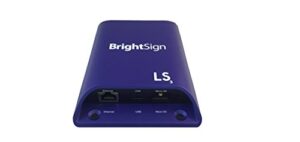 brightsign html5 standard i/o digital signage player w/usb interactivity (ls423)