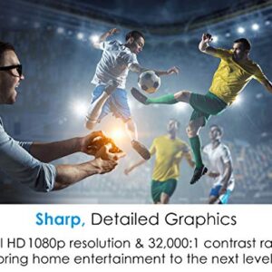 Optoma HD39DARBEE 1080p High Performance Home Theater Projector | Darbee Image Processor for Super Sharp Movies and Games | Bright 3500 Lumens | Large 1.6 Zoom and Vertical Keystone