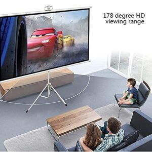 FMOGE 2 in 1 Portable Projector Screen, Fast-Folding 2.3Gain Projector Screen with Tripod Stand, for Home Theater Cinema Projector Screen, 60 Inches,16:9