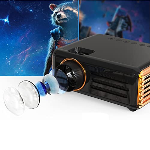 ZSEDP Mini Projector 1920x1080p Retro Projectors 8000 Lumens Android iOS Home Bedroom Smart Phone Proyector