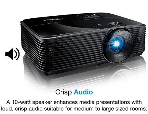 Optoma X400LVe XGA Professional Projector | 4000 Lumens for Lights-on Viewing| Presentations in Classrooms & Meeting Rooms | Up to 15,000 Hour Lamp Life | Speaker Built in