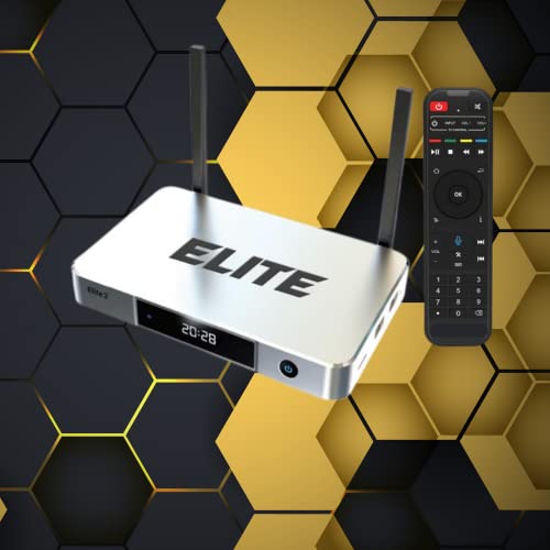 2022 New Elite 2 Android 9.0 TV Box with Ram 4GB/ ROM 64Gb, Voice Command Bluetooth Technology, Fast 2 Days Shipping