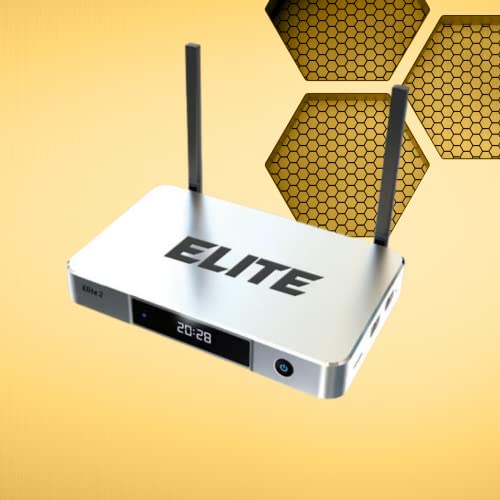 2022 New Elite 2 Android 9.0 TV Box with Ram 4GB/ ROM 64Gb, Voice Command Bluetooth Technology, Fast 2 Days Shipping