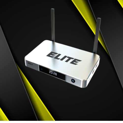 2022 New Elite 2 Android 9.0 TV Box with Ram 4GB/ ROM 64Gb, Voice Command Bluetooth Technology, Fast 2 Days Shipping