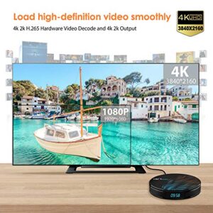 Sofobod HK1MAX Smart TV Box, 4GB RAM 64GB ROM Android 10.0 HD 4K 2.4G/5G Dual WiFi H.265 Decoding Set top Box:HK1MAX 4D