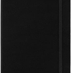 Moleskine Classic 12 Month 2023 Weekly Planner, Hard Cover, Large (5" x 8.25"), Black