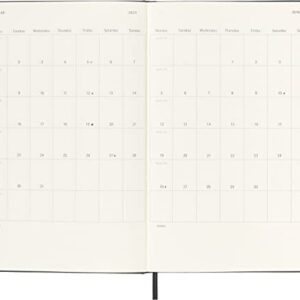 Moleskine Classic 12 Month 2023 Weekly Planner, Hard Cover, Large (5" x 8.25"), Black