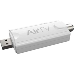 AirTV All-In-One with Dual Tuner Adapter | 3ft Cat5e UTP Cable & ASKA TV Coaxial Cable Splitter | Bonus $25 SlingTV Credit