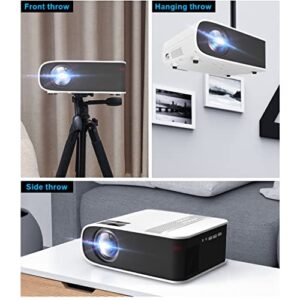 WETYG W32 Mini Projector Full 1080p Android 10 Support 4k Decoding Video Projector Led Beamer Home Theater for Phone Cinema ( Size : Mirror Version )