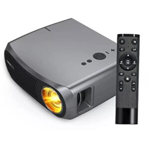 wionc movie projector home theater 10000:1 contrast projector video led supports watching 4k resolution home projector (color : a12ab, size : 322 * 280 * 132mm)